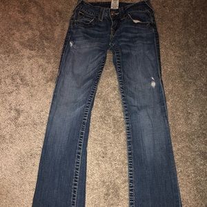True Religion Demim Ripped Jeans